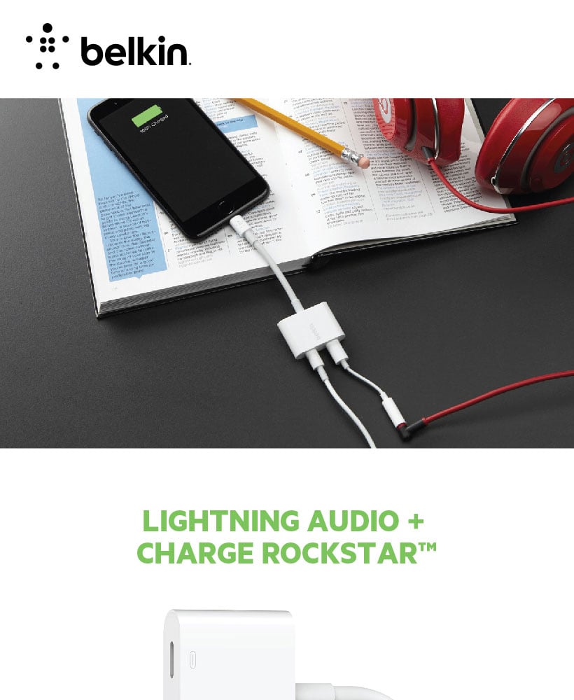 BELKIN Lightning Audio and Charge Rockstar